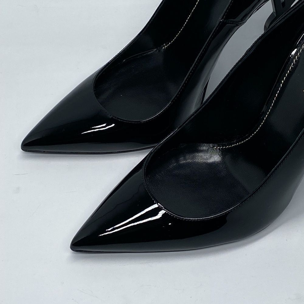 Saint Laurent Opyum Point-Toe Patent Leather Pumps size 39.5 - Picture 8 of 16